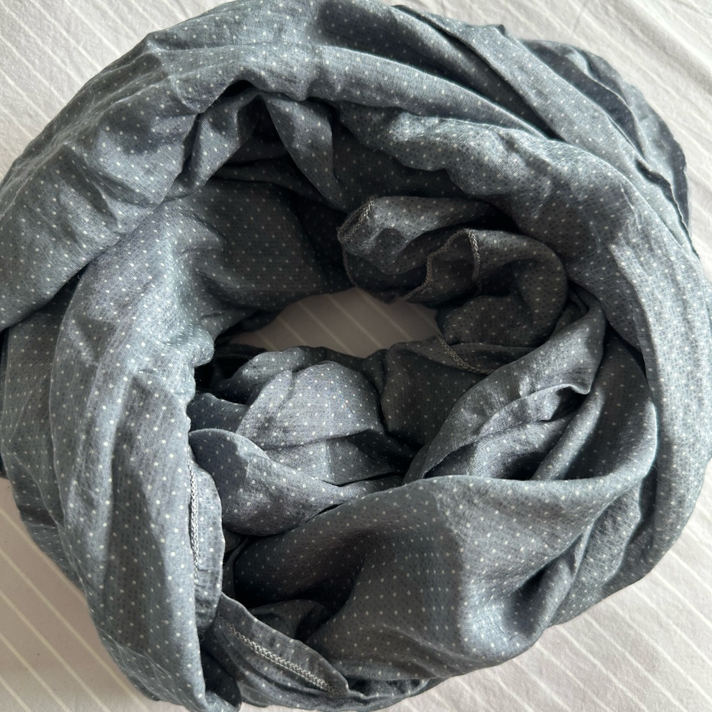 Elegant Polka Dot Scarf - Os